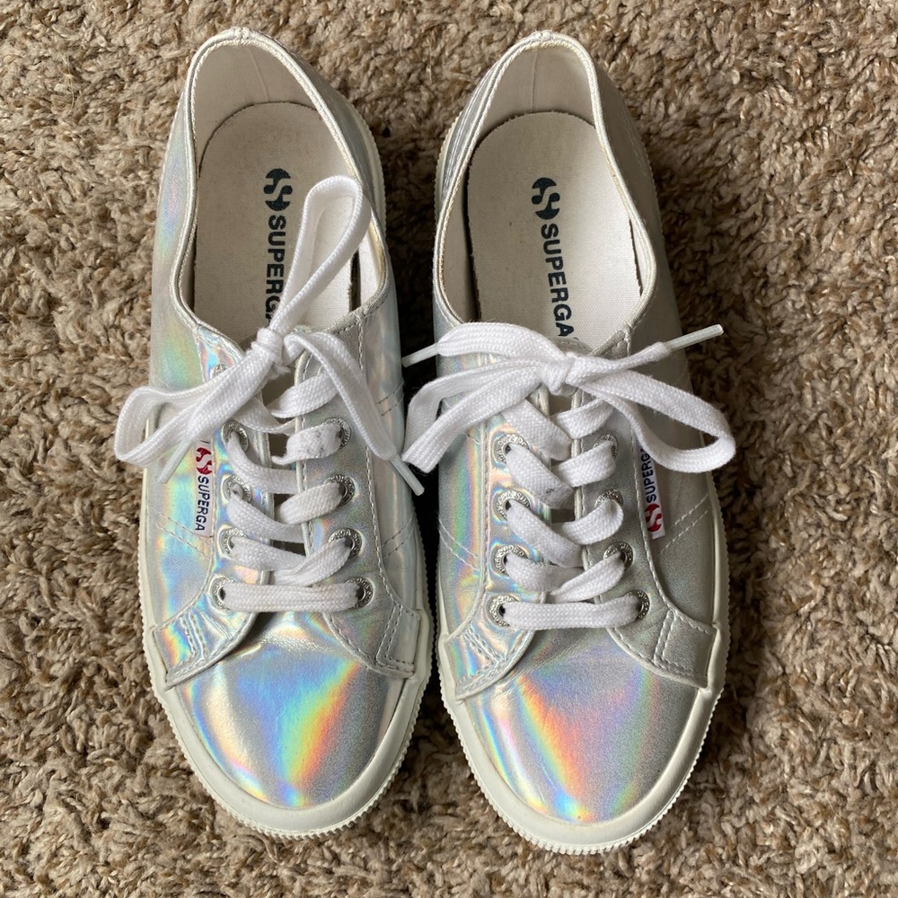 Superga 2750 Holographic Trainers